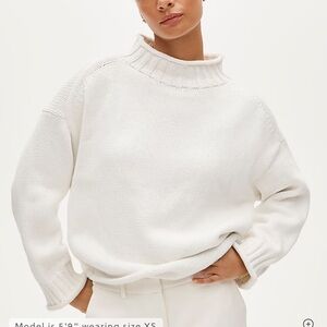 J. Crew Women's Cream Crewneck Sweater